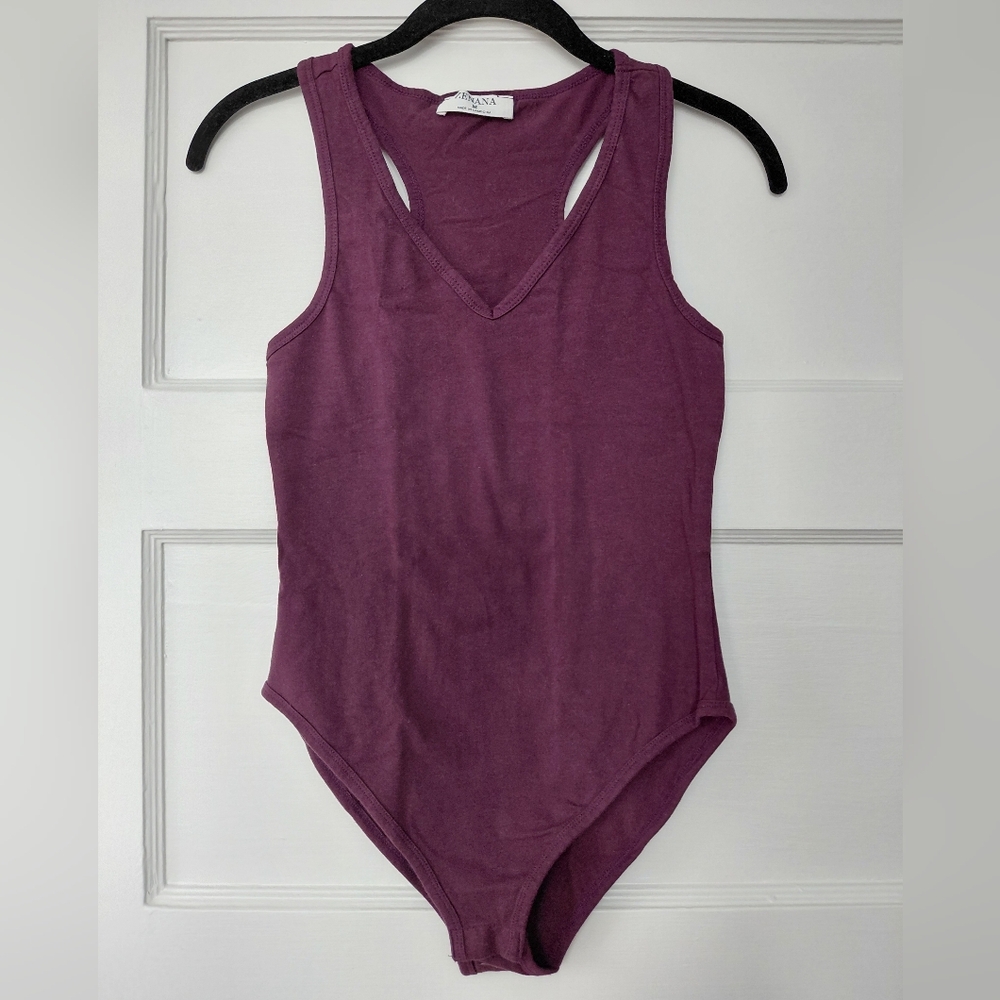 Zenana Outfitters Deep Purple Bodysuit